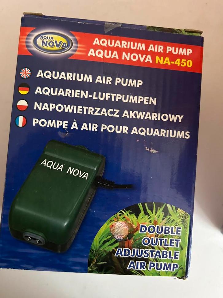 Aquarium luchtpomp, Dieren en Toebehoren, Vissen | Aquaria en Toebehoren, Nieuw, Ophalen