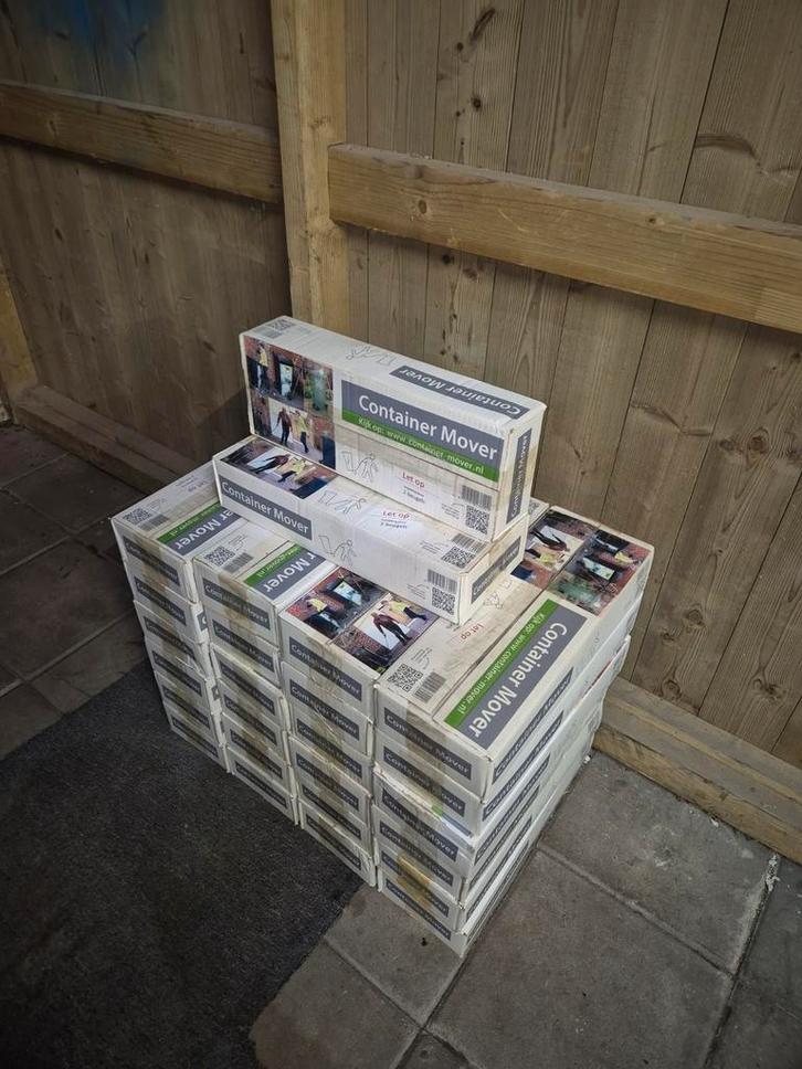 Partij container movers - Verplaatshulp, Tuin en Terras, Hand-tuingereedschap, Ophalen of Verzenden