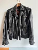 Goose Craft Biker Jack Leer en Katoen maat L, Maat 52/54 (L), Zwart, Goosecraft, Ophalen of Verzenden