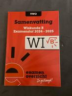 Samenvatting VWO Wiskunde B Examen 2024-2025, Ophalen of Verzenden, Zo goed als nieuw, VWO, Wiskunde B