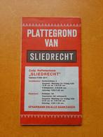 oude plattegrond Sliedrecht met reclames, jaren 70?, Boeken, Atlassen en Landkaarten, Rijnland Leiden, Ophalen of Verzenden, 1800 tot 2000