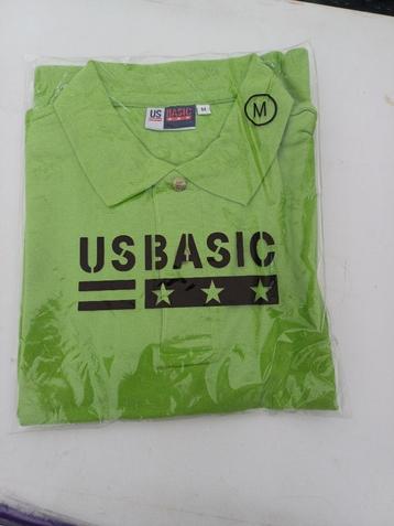 polo shirt appelgroen maat M Us basic Nieuw katoen beschikbaar voor biedingen