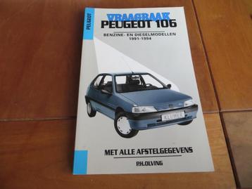 Vraagbaak Peugeot 106 benzine, 106 diesel 1991-1994 mooi! beschikbaar voor biedingen