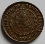Nederland halve cent 1894.(5), Postzegels en Munten, Munten | Nederland, Verzenden, Koningin Wilhelmina, Overige waardes, Losse munt