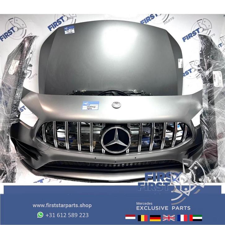 W177 V177 GT A35 AMG LINE VOORKOP MAT GRIJS Mercedes A Klass, Auto-onderdelen, Carrosserie en Plaatwerk, Bumper, Mercedes-Benz