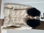 Cavalli winterjas met (echte) bont kraag maat 38, Maat 38/40 (M), Beige, Ophalen of Verzenden, Just Cavalli