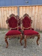 Italiaanse barok stoelen - notenhout - engelen putti's, Ophalen