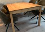Grenen tafel Ikea. Uitschuifbaar, Huis en Inrichting, Tafels | Eettafels, Ophalen, Gebruikt, 50 tot 100 cm, 150 tot 200 cm
