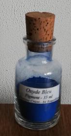 Oxyde Blue pigment - 35 ml in apotheekflesje, Hobby en Vrije tijd, Gebruikt, Ophalen of Verzenden