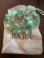 Jia Jia Crystal Beaded 2 aventurine bracelets twv €260 NEW, Nieuw, Groen, Overige materialen, Met kristal