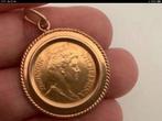 Gouden vintage hanger munt 5 Gulden Wilhelmina 1912 900/1000, Postzegels en Munten, Munten | Nederland, Verzenden, 5 gulden, Goud