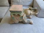 Prachtige olifant keramiek groot hoogte 43 cm breed 50 cm di, Antiek en Kunst, Antiek | Keramiek en Aardewerk, Ophalen of Verzenden