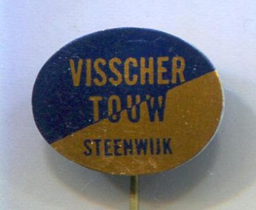 Visscher Touw Steenwijk blik speldje ( T_200 ), Verzamelen, Speldjes, Pins en Buttons, Nieuw, Speldje of Pin, Merk, Verzenden