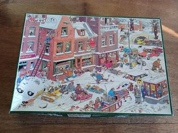 Jan van Haasteren puzzel ,,sneeuwpret,, nr.1731/1500stukjes beschikbaar voor biedingen