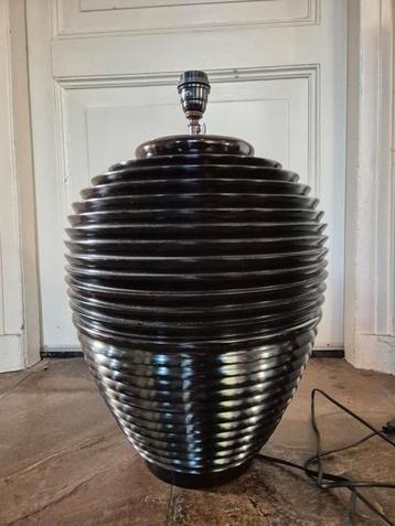 Kruiklamp Lampenvoet hout zwart beschikbaar voor biedingen