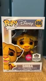 Funko Pop! Disney The Lion King Simba Flocked HQ exclusive, Ophalen of Verzenden, Nieuw