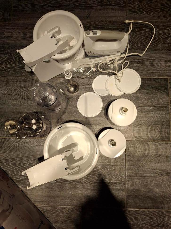 Bosch ErgoMixx MFQ37490 - Complete Keukenhulp!, Witgoed en Apparatuur, Keukenmixers, Zo goed als nieuw, 2 tot 3 liter, 3 snelheden of meer