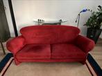 Mooie, comfortabele, rode 2.5  zitsbank (merk Rolf Benz), 150 tot 200 cm, Overige materialen, Minder dan 75 cm, Rechte bank
