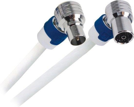 Hirschmann 7.5 Meter Hoge Kwaliteit Coaxiale Kabel Ziggo, Audio, Tv en Foto, Audiokabels en Televisiekabels, Nieuw, Coaxiale kabel