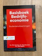Basisboek Bedrijfseconomie 10e druk, Ophalen, Zo goed als nieuw, Noordhoff Uitgevers, Bedrijfseconomie of M&O