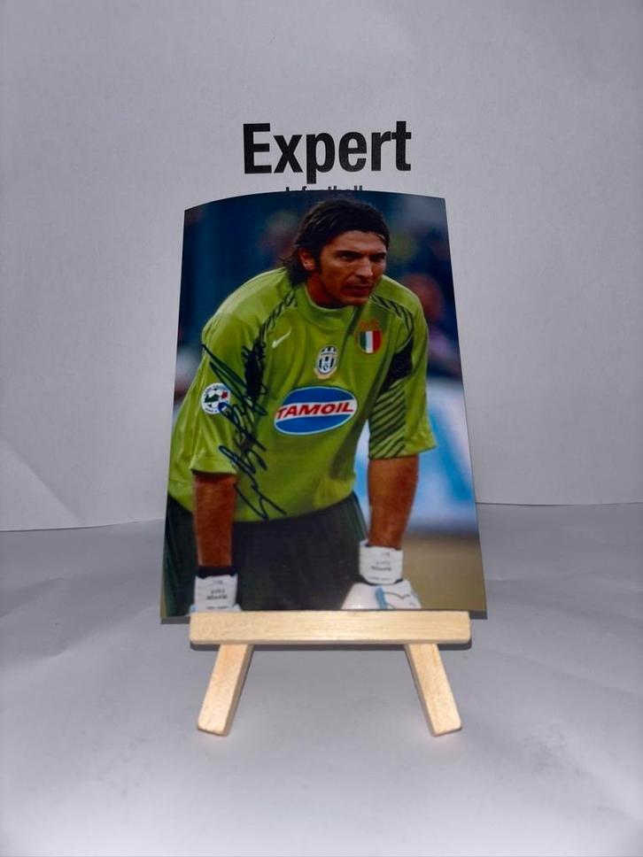 Buffon gesigneerde foto - Juventus, Verzamelen, Sportartikelen en Voetbal, Nieuw, Spelerskaart, Buitenlandse clubs, Ophalen of Verzenden