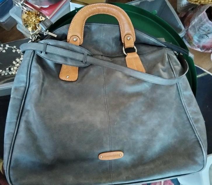 Prachtige (zacht)lederen laptoptas van Claudio Ferrici, Sieraden, Tassen en Uiterlijk, Tassen | Damestassen, Zo goed als nieuw