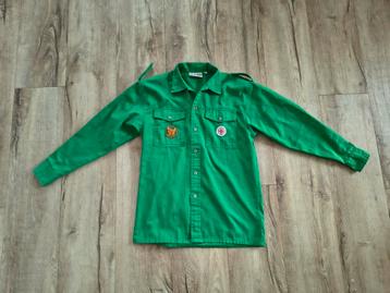 Mooie groene scoutingblouse, Welpen uniform, Scoutshop, 152. beschikbaar voor biedingen