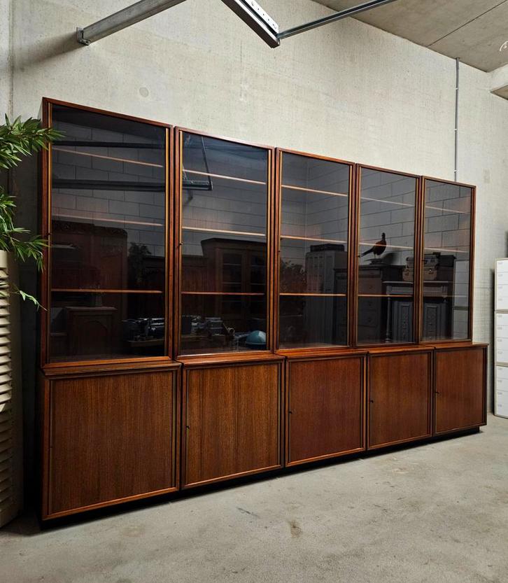 Tecno Osvaldo Borsani Midcentury pallisander highboard set, Antiek en Kunst, Curiosa en Brocante, Ophalen of Verzenden