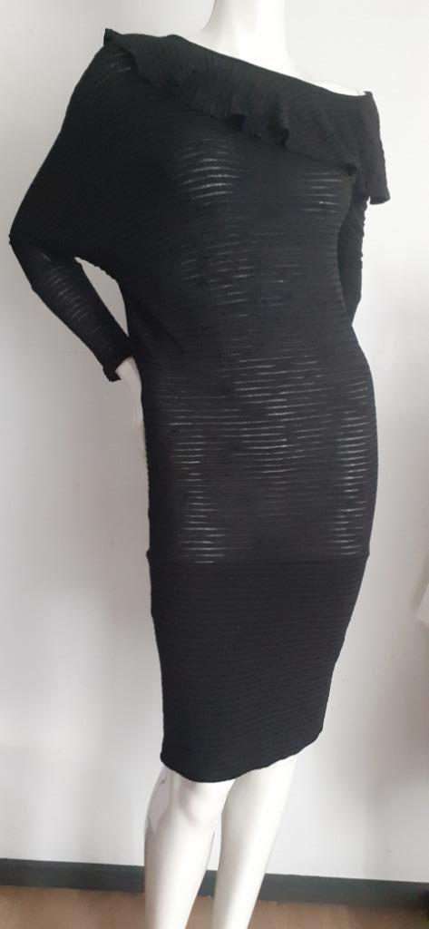 Zwarte jurk Supertrash Dubby Black / zwart mt M (2x) Nieuw !, Kleding | Dames, Jurken, Nieuw, Maat 38/40 (M), Zwart, Boven de knie