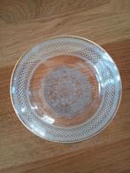 Brocante glazen koekjesschaal, Ophalen
