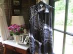 mj/CHALOU/tuniek/zwart/wit/VOILE/maat 44/LEUK OP STRAND, CHALOU, Verzenden, Zwart, Maat 42/44 (L)