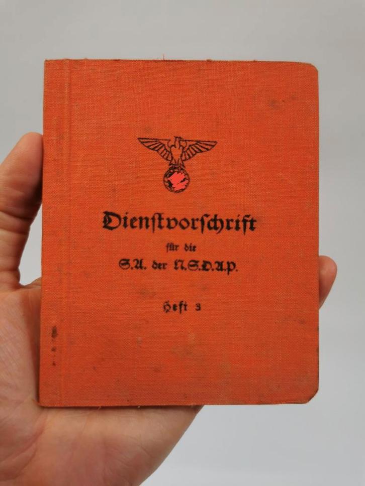 Dienstvorschrift SA der NSDAP, Heft 3 1932 [bruinhemden], Boeken, Oorlog en Militair, Gelezen, Overige onderwerpen, Tweede Wereldoorlog