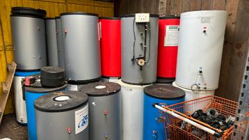 UITVERKOOP!! Diverse rvs zonneboilers ! beschikbaar voor biedingen