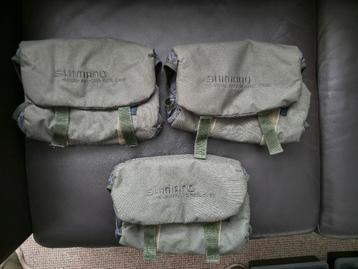 3 Shimano wrap around reel case molen tas deluxe beschikbaar voor biedingen