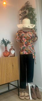 CASUAL LADIES blouse/top in tropische kleurenprint, maat S-M, Overige kleuren, Casual Ladies, Zo goed als nieuw, Ophalen