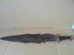 Afrikaans antiek inheems zwaard slachtzwaard machete 88cm, Ophalen of Verzenden
