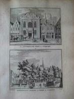 011-012  Utrecht  Hieronimus school en Kerk  1773, Ophalen of Verzenden
