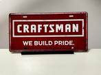 Craftsman , we build pride metalen reclamebord  (Old Look), Reclamebord, Nieuw, Ophalen of Verzenden, Pand50