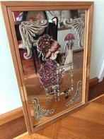 Vintage Sarah kay spiegel, Ophalen, Rechthoekig, Minder dan 50 cm, Minder dan 100 cm