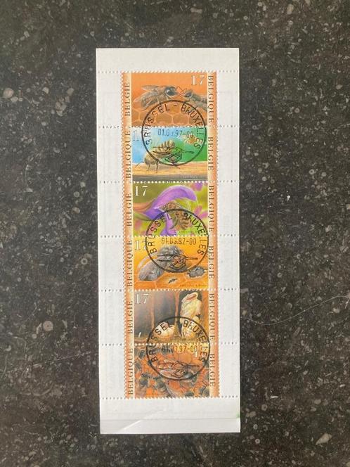 België OBP B28 Bijën..., Postzegels en Munten, Postzegels | Europa | België, Gestempeld, 1e dag stempel, Met stempel, Gestempeld