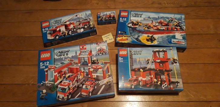 Lego City Brandweer sets, 5 stuks nieuw en sealed., Kinderen en Baby's, Speelgoed | Duplo en Lego, Nieuw, Lego, Complete set, Ophalen of Verzenden