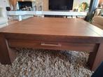 salontafel met opberglade 110 x 110 cm, hoogte 40 cm, Ophalen, Gebruikt, Vierkant, Modern