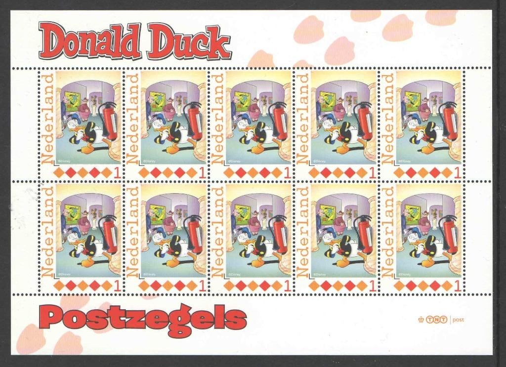 Postzegels Donald Duck, Ontdek Duckstad: Vel 20, Postzegels en Munten, Ophalen of Verzenden, Na 1940, Postfris