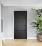Zwarte Binnendeur Staallook Stomp | Schuifdeur | Taatsdeur, Doe-het-zelf en Verbouw, Deuren en Horren, Niet ingevuld, 80 tot 100 cm