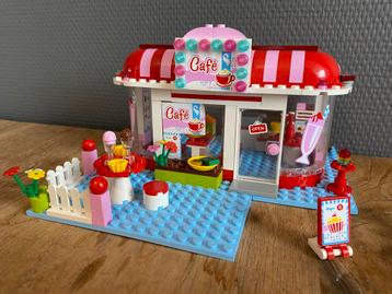 Lego Friends City Park Café 3061 - Bijna Compleet beschikbaar voor biedingen