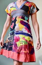 Desigual tricot jurk mt S, Ophalen of Verzenden, Zo goed als nieuw, Knielengte, Grijs