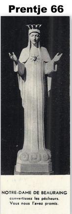 Bp66 prentje onze lieve vrouw van beauraing, Verzamelen, Ophalen of Verzenden, Zo goed als nieuw, Kaart of Prent