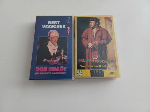 Bert Visscher 2 stuks, Cd's en Dvd's, Dvd's | Cabaret en Sketches, Zo goed als nieuw, Tv-programma of Sketches, Alle leeftijden