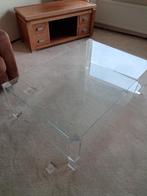 Pracht salontafel glas, Huis en Inrichting, Tafels | Salontafels, Ophalen, 100 tot 150 cm, 50 tot 100 cm, Nvt