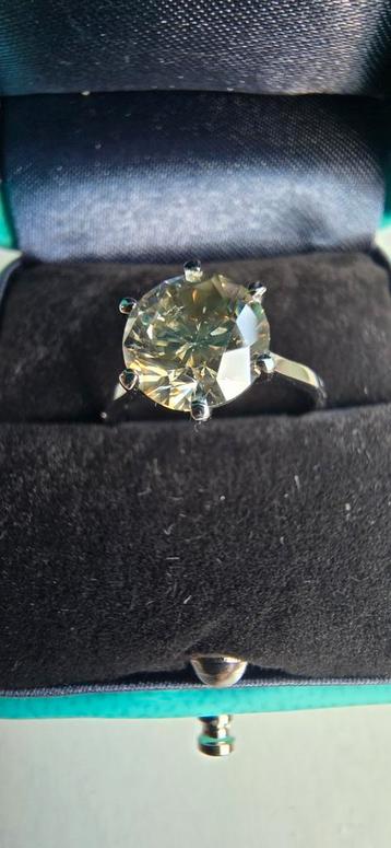 Natuurlijke diamant 2.03ct 14ct wit-gouden Verlovingsring beschikbaar voor biedingen